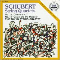Schubert: String Quartets 12 and 14 von Tokyo String Quartet