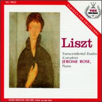 Liszt: Transcendental Etudes (Complete) von Jerome Rose