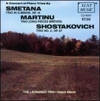 A Concerto of Piano Trios by Smetana, Martinu, Shostakovich von Leonardo Trio