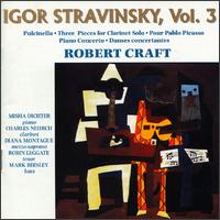 Stravinsky: Pulcinella; Three Pieces for Clarinet Solo; Pour Pablo Picasso; Etc. von Robert Craft