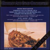 Shostakovich: SYMPHONY No. 6 / Theme & Variations / Scherzo / Suite "Alone" von Gennady Rozhdestvensky