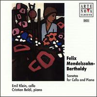 Felix Mendelssohn-Bartholdy: Sonatas for Cello and Piano von Emil Klein