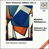 René Clemencic Edition Vol. 3: Historic Tablatures: Tabulatur des Clemens Hör von René Clemencic