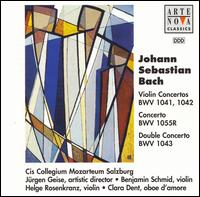 Bach: Violin Concertos; Oboe D'Amore Concerto; Double Concerto von Various Artists