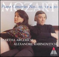 Mozart: Piano Concertos 10, 19 & 20 von Martha Argerich