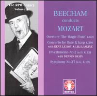 Mozart: Symphony No. 27/Divertimento K. 131 von Thomas Beecham