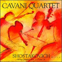 Shostakovich: String Quartets 1,7 & 14 von Cavani Quartet