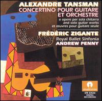 Alexandre Tansman: Concertino pour Guitare et Orchestre von Frederic Zigante