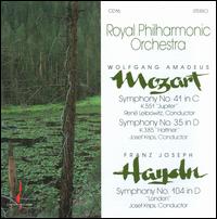Mozart: Symphonies 41 & 35 / Haydn: Symphony No. 104 von Charles Gerhardt