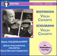 Beethoven, Schumann: Violin Concertos von Georg Kulenkampff