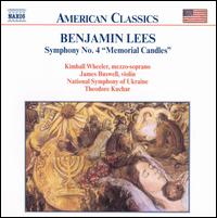 Benjamin Lees: Symphony No. 4 "Memorial Candles" von Various Artists