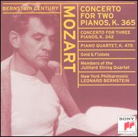 Mozart: Piano Concertos K365 & 242/Piano Quartet von Leonard Bernstein