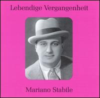 Lebendige Vergangenheit: Mariano Stabile von Mariano Stabile