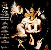 Thomas Linley: Lyric Ode von Various Artists