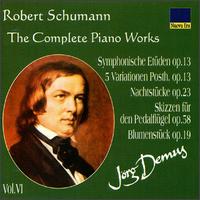 Schumann: Complete Piano Works, Vol. 6 von Jörg Demus