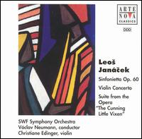 Leos Janácek: Sinfonietta Op. 60; Violin Concerto; Suite from the Opera "The Cunning Little Vixen" von Václav Neumann