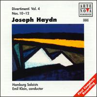 Haydn: Divertimenti, Nos. 10-12 von Emil Klein
