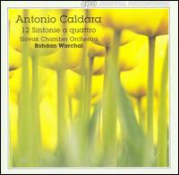 Antonio Caldara: 12 Sinfonie a quattro von Bohdan Warchal