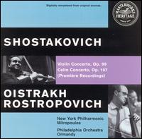 Dmitri Shostakovich: Violin Concerto, Op. 99; Cello Concerto, Op. 107 von Various Artists