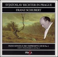 Franz Schubert: Piano Sonata D. 960; Impromptu Op. 90 No. 4; Liszt: Polonaise S. 223 No. 2 von Sviatoslav Richter