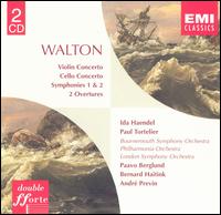 Sir William Walton: Violin Concerto; Cello Concerto; Symphonies 1 & 2; 2 Overtures von Various Artists