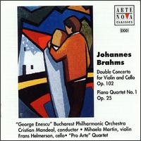 Brahms: Concerto for violin & cello / Piano Quartet No. 1 von Various Artists