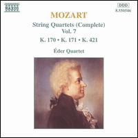 Mozart: String Quartets, K. 170, 171, 421 von Eder Quartet
