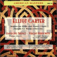 Carter: Sonata for Cello and Piano; Sonata for Piano von Various Artists