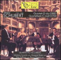 Schubert: Quartet in G, D887 / Quartettssatz in C minor, D703 von Accardo String Quartet
