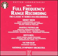 This is Full Frequency Range Recording, the Classic 'K' Series 1944 Recordings von Various Artists