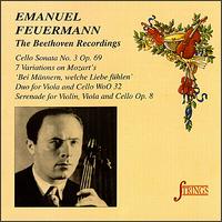 Emanuel Feuermann: The Beethoven Recordings von Emanuel Feuermann
