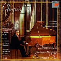 Chopin: Piano Concerto No.2; Grand Fantasia von Emanuel Ax