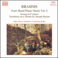 Brahms: Four Hand Piano Music, Vol. 3 von Various Artists