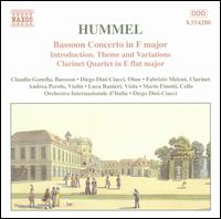 Hummel:Bassoon Concerto in F major von Various Artists