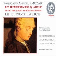 Mozart: Les treize premiers quatuors von Talich Quartet