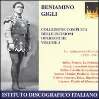 Gigli Complete Collection Vol. 3 von Beniamino Gigli