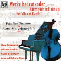 Werke bedeutender Komponistinnen für Cello und Klavier von Various Artists