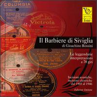 Il Barbiere di Sivigliadi Gioachino Rossini (1905 - 46) von Various Artists
