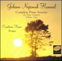 Johann Nepomuk Hummel: Complete Piano Sonatas, Vol. 1 von Constance Keene