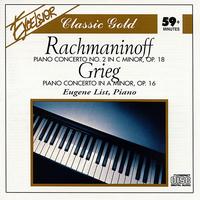 Rachmaninov/Grieg: Piano Concertos von Eugene List