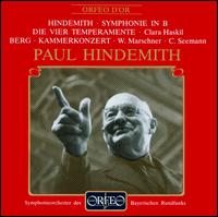 Paul Hindemith: Symphonie in B; Die Vier Temperamente von Paul Hindemith