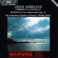 Sibelius: Symphony No. 2; Romance in C von Neeme Järvi