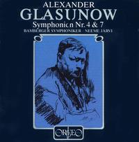 Glasunow: Symphonies 4 & 7 von Neeme Järvi