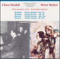 Brahms: Piano Quintet Op. 34; String Sextet Op. 36; Ferruccio Busoni: Violin Sonata Op. 36a. von Clara Haskil