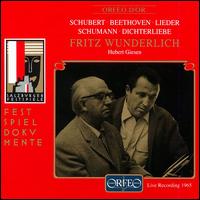 Schubert, Beethoven: Lieder; Schumann: Dichterliebe von Fritz Wunderlich