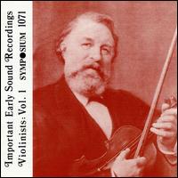 Great Violinists, Vol.1 von Various Artists