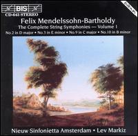 Mendelssohn: Complete String Symphonies, Vol. 1 von Various Artists