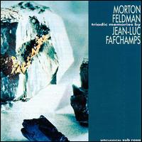 Morton Feldman: Triadic Memories von Morton Feldman