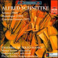 Alfred Schnittke: Sonata; Monologue; Concerto Grosso von Il Terzo Suono
