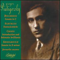 Gregor Piatigorsky Plays Boccherini, Schumann, Chopin... von Gregor Piatigorsky